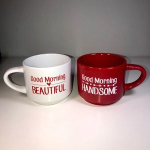 Good Morning Beautiful Handsome Coffee Mug Set